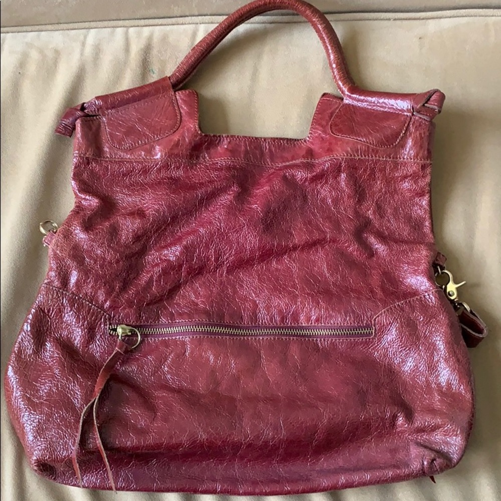 Foley + Corinna Crinkle Leather Mid City Tote
